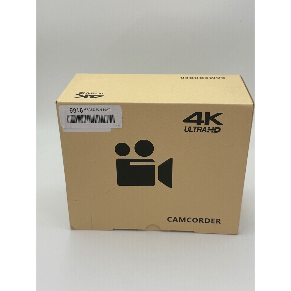 4K Ultra HD Camcorder Digital Video Camera WiFi 18X Zoom IPS LCD 2 Batteries